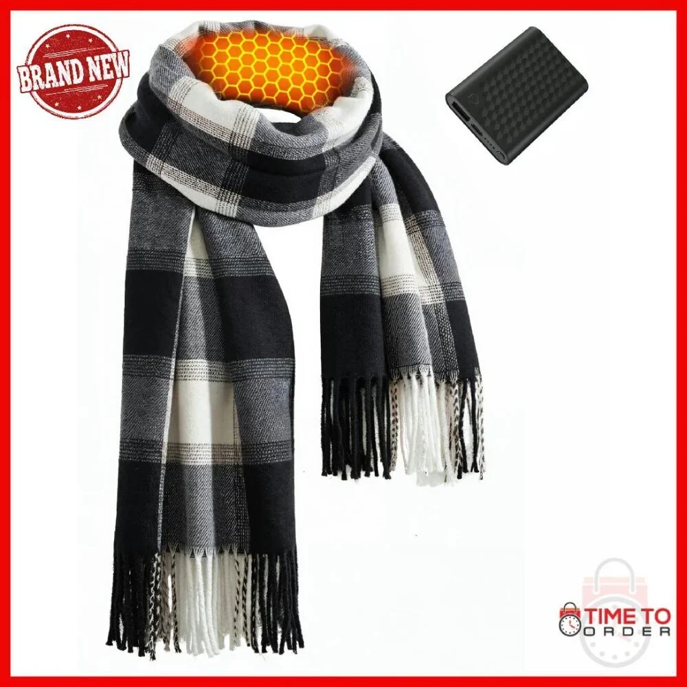 Heated Scarf with Graphene Technology 6000mAh Battery Fast Charge